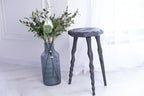 Rustic wood hat stand, wooden pedestal for statuettes, handmade holiday decor