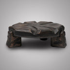 Rustic home decor, wooden plant stand, indoor farmhouse riser, flower pot platform