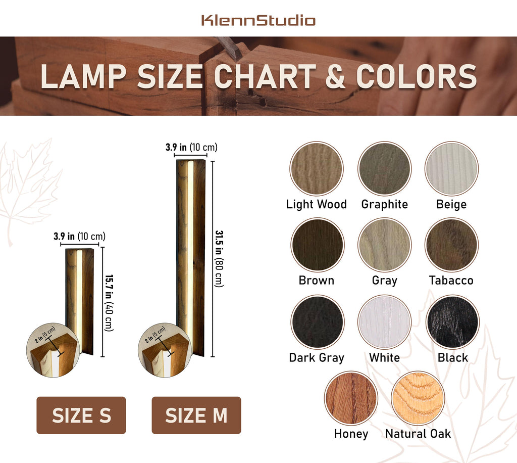 Modern LED Wall Sconce, Wooden Night Light, Bedroom Decor