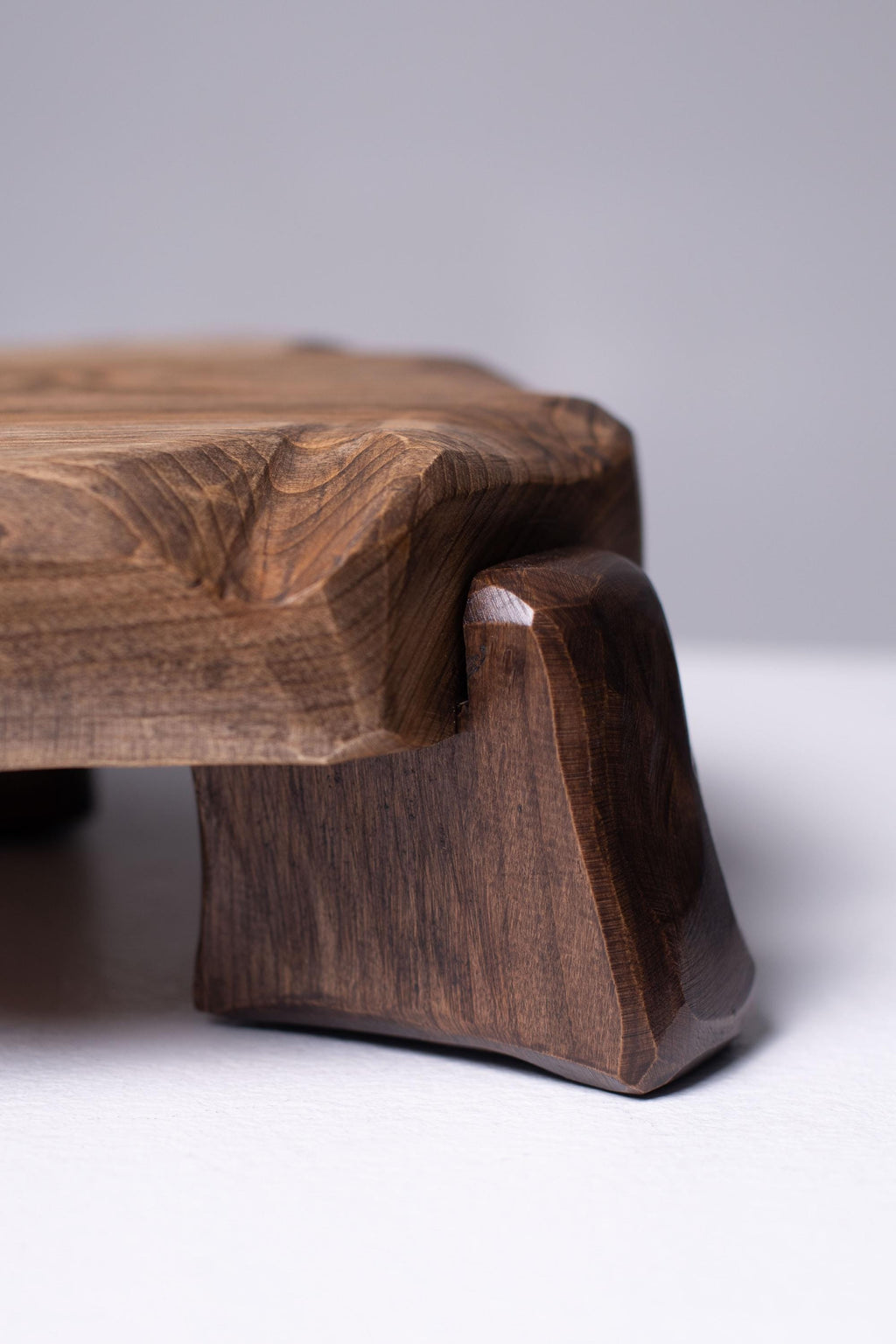 Rustic wood riser cake stand, handmade food pedestal, table decor