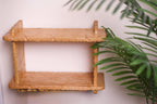 Cherry Wood Tabletop Bookshelf, Minimalist Desk Organizer