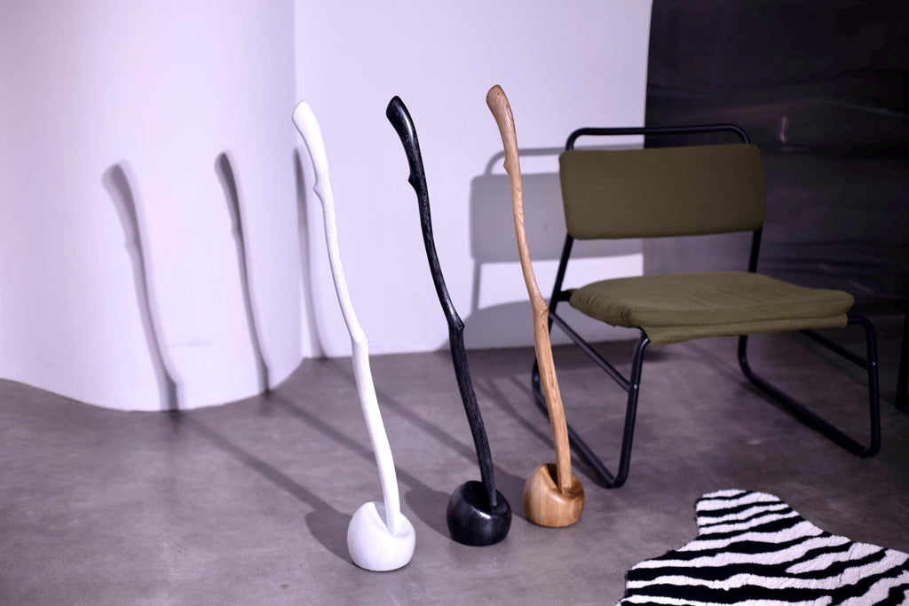 Extra long standing shoe horn, handmade wooden dressing tool, home warming  gift