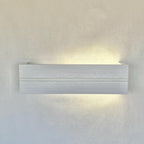 Handmade Oak Wood Wall Sconce, Modern LED Bedside Lamp