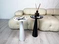 Resin Coffee Table, Round Wood Plant Stand, Modern Accent Table