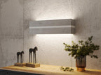White Oak Wood LED Wall Sconce, Minimalist Bedside Lamp