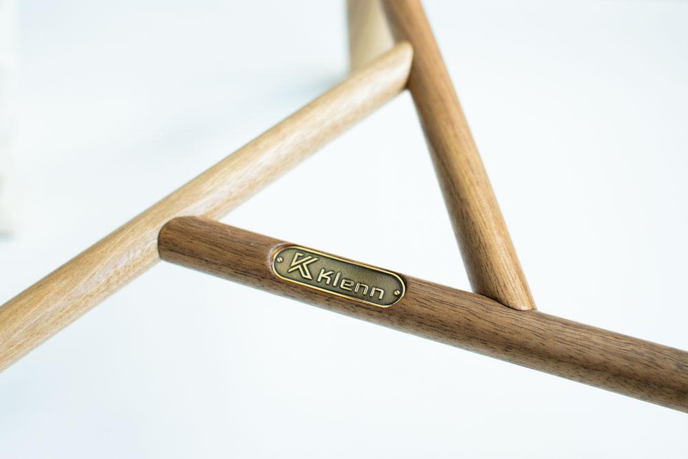 Scandinavian Oak Coffee Table, Geometric Accent Plant Stand