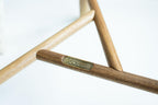 Scandinavian Oak Coffee Table, Geometric Accent Plant Stand