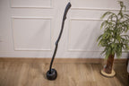 Long black shoe horn with stand, easy dressing aid, gift for pregnant women