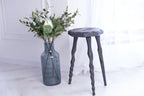 Rustic wood hat stand, wooden pedestal for statuettes, handmade holiday decor
