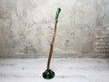 Long Wooden Shoe Horn with Epoxy Resin Base, Entryway Decor