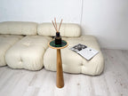 Handmade Natural Wood End Table, Resin Accent Table, Modern Plant Stand