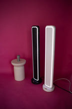 RGB Corner Floor Lamp, Tall Natural Wood LED Lamp