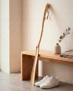 Long Oak Wood Shoe Horn, Minimalist Gift, Rustic Home Decor