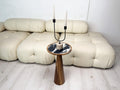 Handmade Natural Wood End Table, Resin Accent Table, Modern Plant Stand