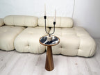 Handmade Natural Wood End Table, Resin Accent Table, Modern Plant Stand