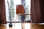 Long black shoe horn with stand, easy dressing aid, gift for pregnant women