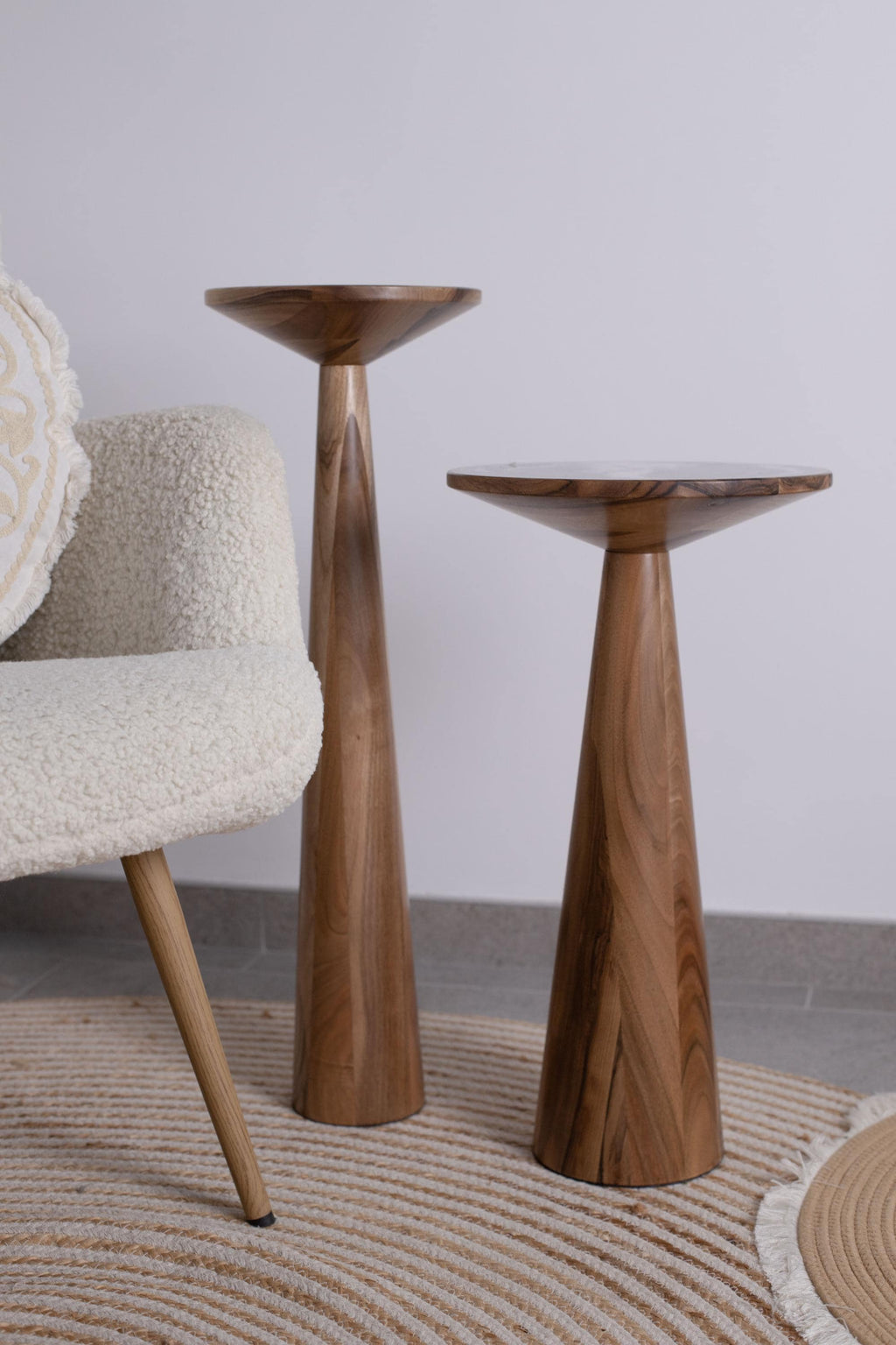 Handmade Walnut Coffee Table | Resin Top Accent Table