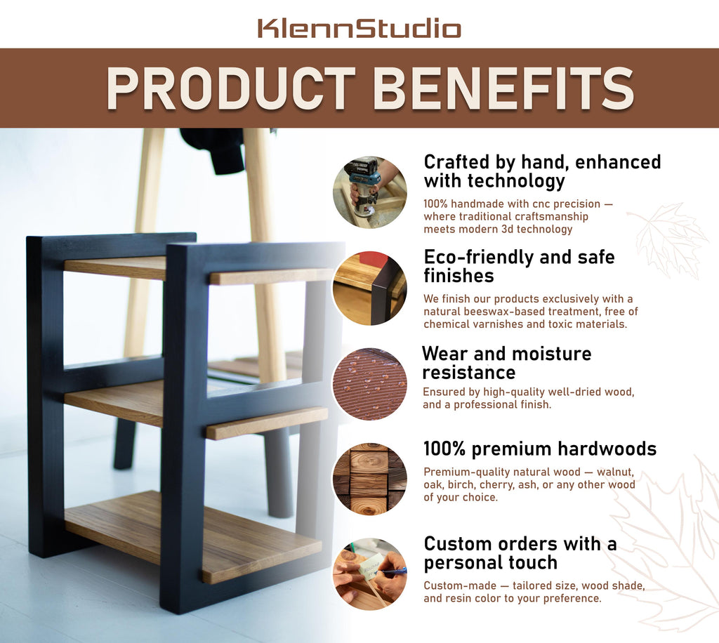 Oak Wood Vertical Shoe Rack, Narrow Entryway Organizer