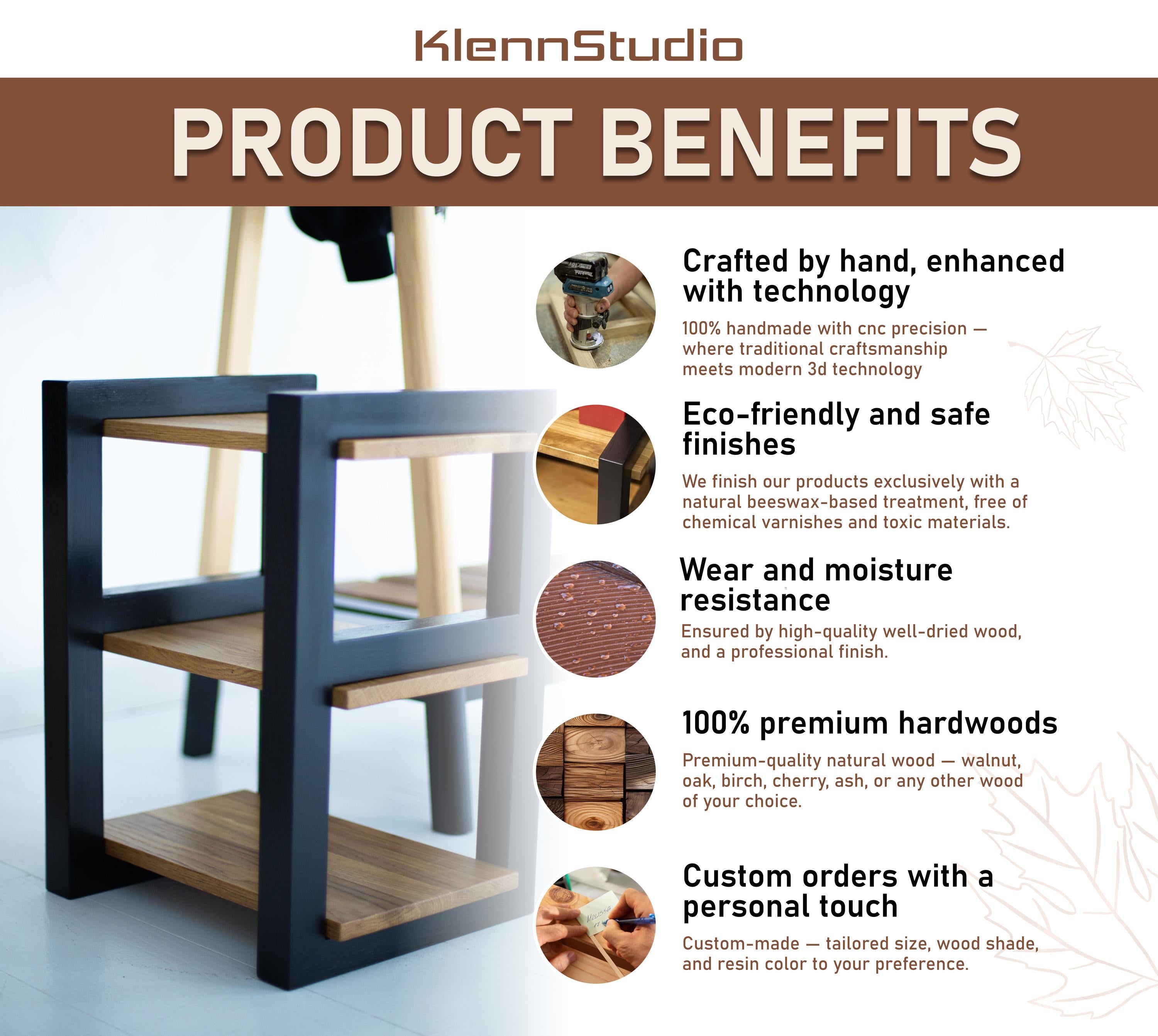 Oak Wood Vertical Shoe Rack, Narrow Entryway Organizer