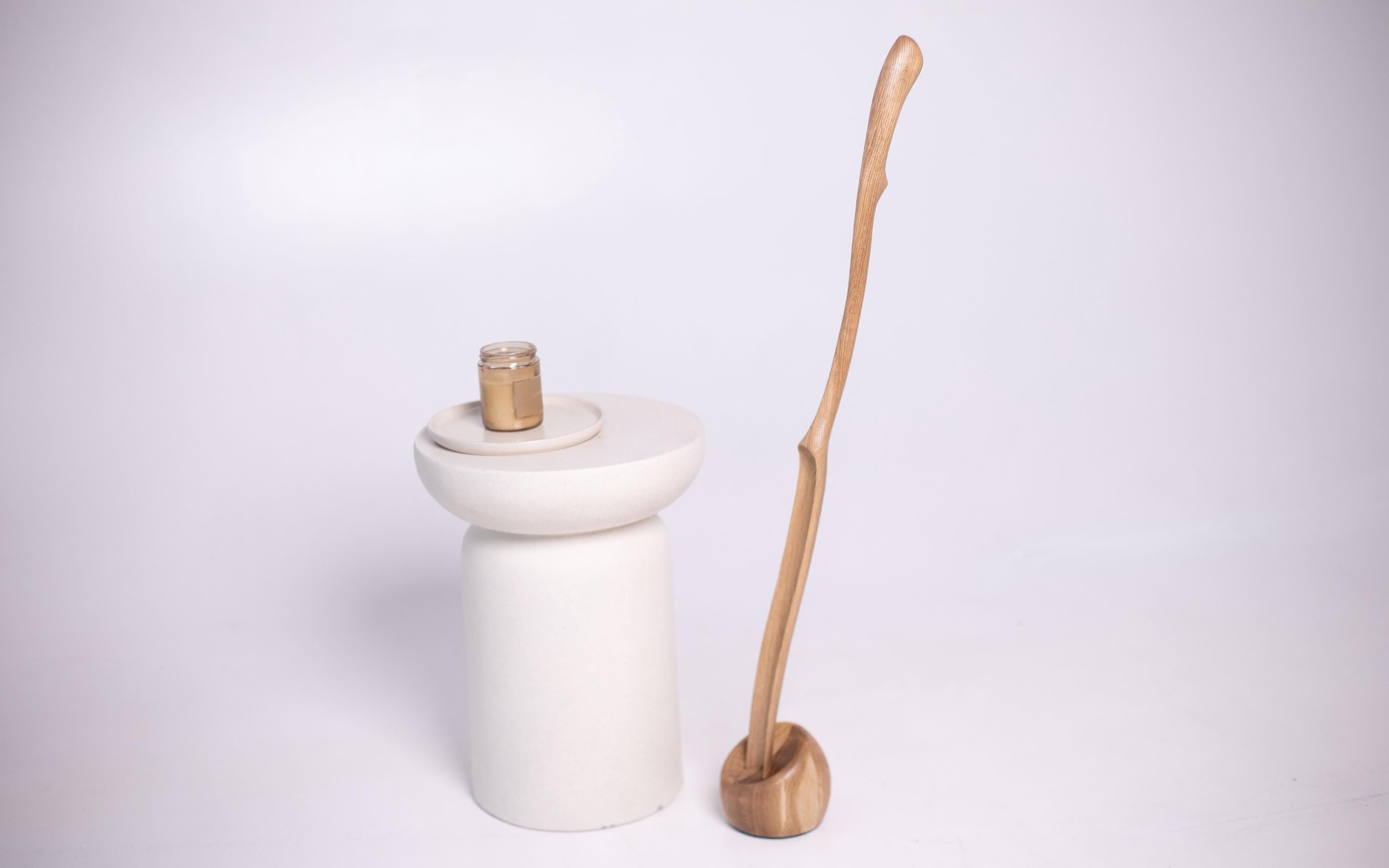 Long black shoe horn with stand, easy dressing aid, gift for pregnant women
