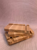 Minimalist Wood Phone Stand, Desk Cell Phone Holder