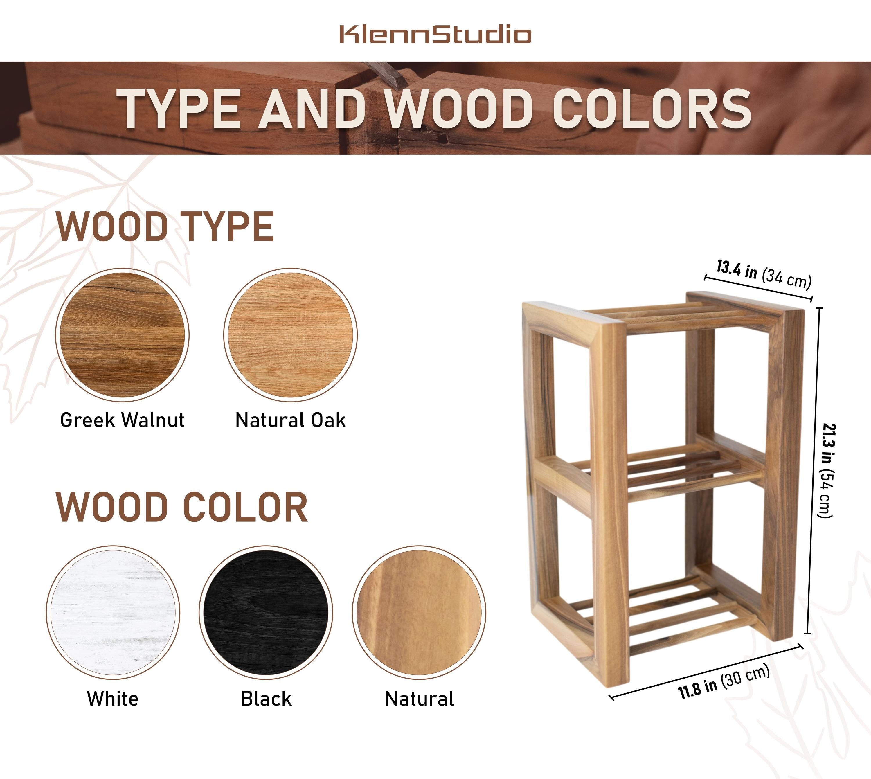 Wood Shoe Rack, Entryway Mudroom Organizer, Wooden Shoe Display