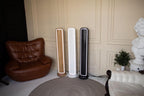 RGB Oak Wood Floor Lamp, Color Changing LED Remote Lighting