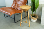 Handmade Wood Accent Table, Mid-Century Modern Side Table