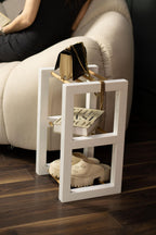 Wood Shoe Rack, Entryway Mudroom Organizer, Wooden Shoe Display