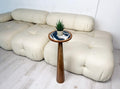 Oak Plant Stand, Resin Table Top, Handmade Accent Furniture