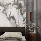 Minimalist Wooden LED Wall Sconce, Rustic Mood Lighting