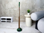 Long wooden shoehorn, resin handle shoe horn, rustic home accessory