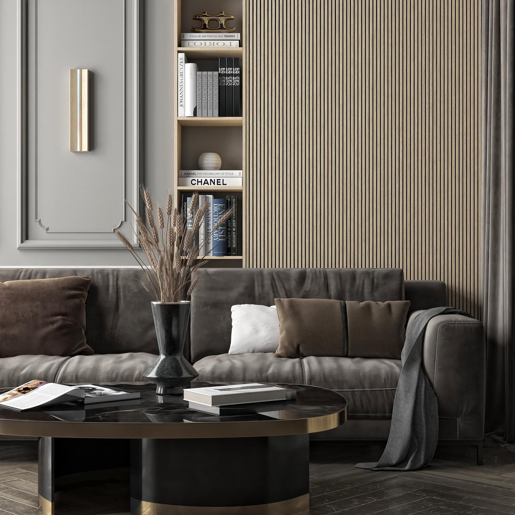 Solid Wood LED Wall Sconce, Minimalist Bedside Lamp