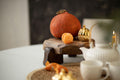 Rustic wood riser stand, thanksgiving table decor, serving display