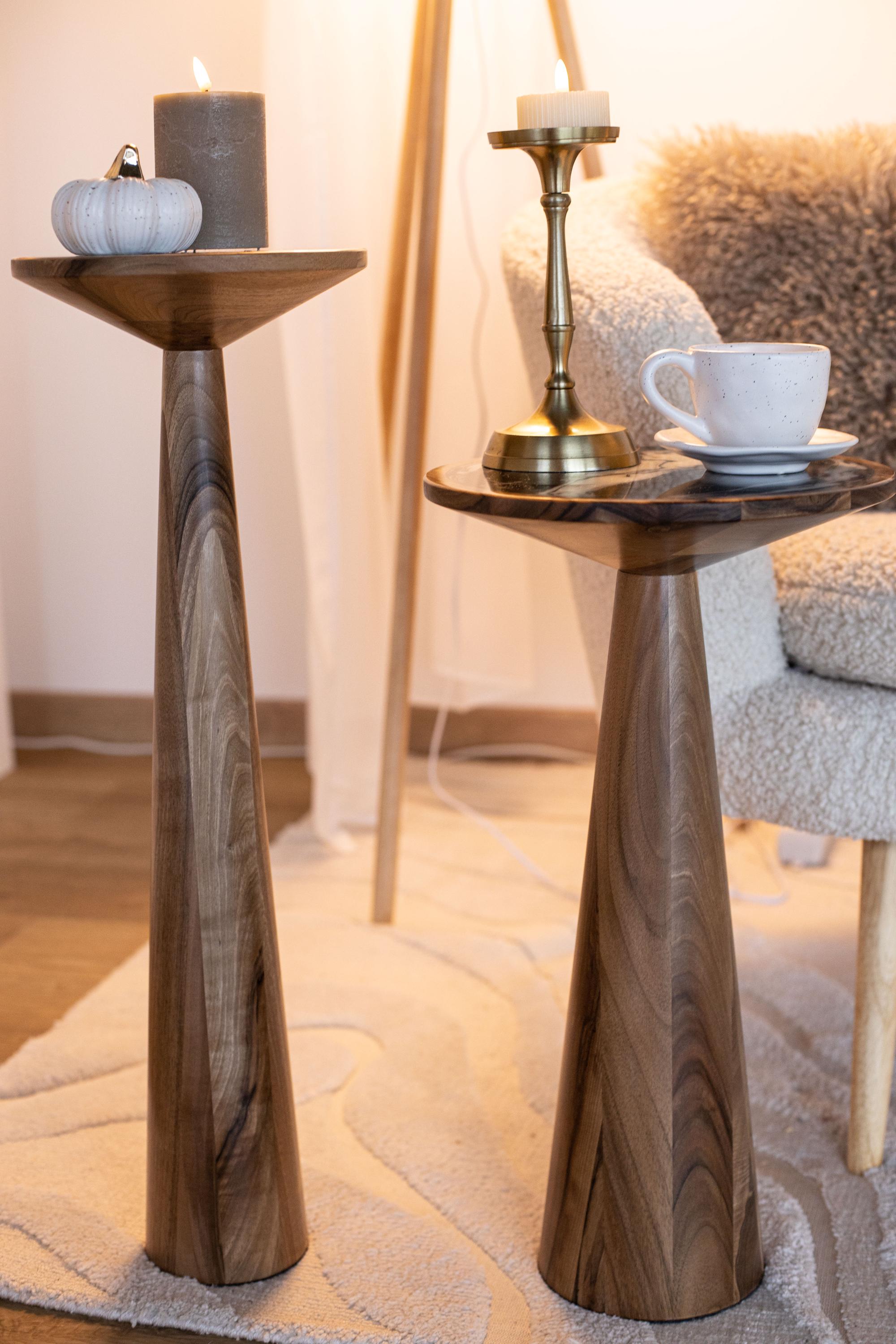 Handmade Walnut Coffee Table | Resin Top Accent Table