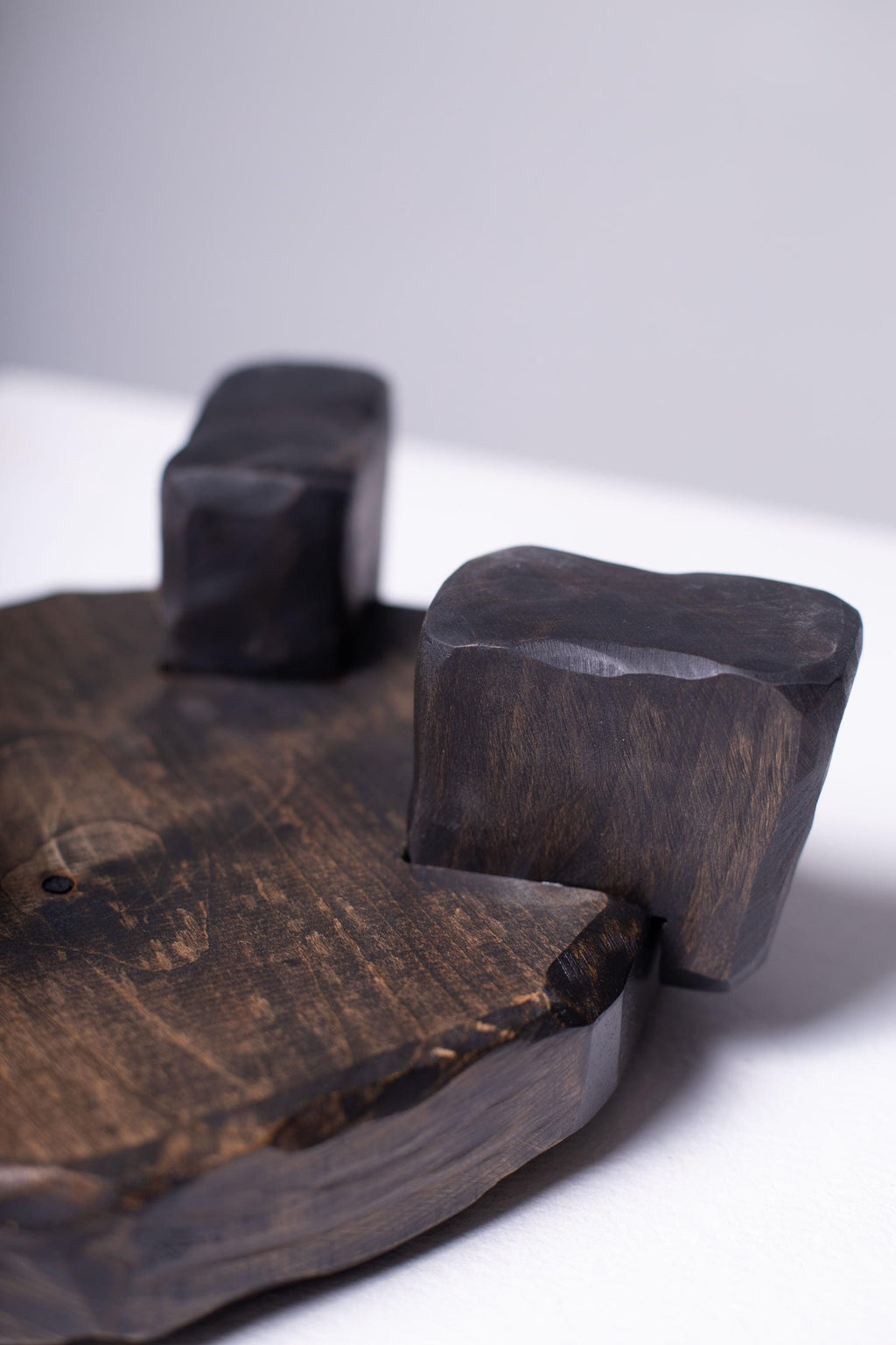 Rustic wood riser stand, thanksgiving table decor, serving display