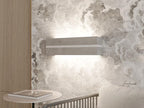 Dark Oak Wood Wall Sconce, Rustic LED Bedside Lamp