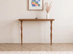 Narrow Console Table for Entryway | Solid Oak Hallway Table | Minimalist Sofa Table for Living Room