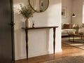 Narrow Console Table for Entryway | Solid Oak Hallway Table | Minimalist Sofa Table for Living Room