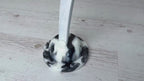 Handmade Long Wooden Shoehorn | Epoxy Resin Handle & Base